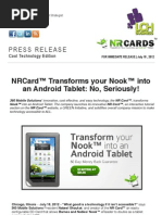 Download NR Card Transforms your Nook into an Android Tablet No Seriously by Lindsey C Holmes SN100421936 doc pdf