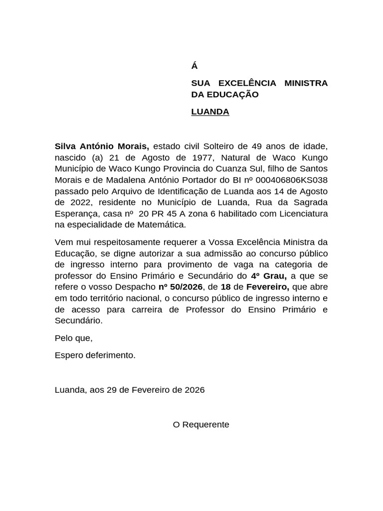 Requerimento | PDF
