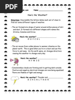 Download 3rd Grade  Weather Worksheet by Totally3rdGrade SN10042312 doc pdf