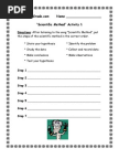 3rd Grade | Landforms Worksheet | Mountains