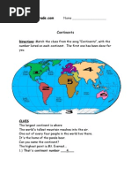 Download 3rd Grade  Continents Worksheet by Totally3rdGrade SN10042324 doc pdf