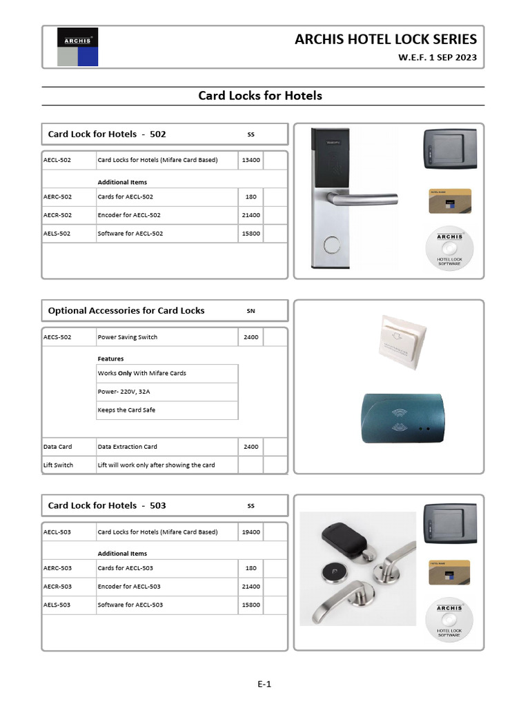 Archis Hotel Lock | PDF