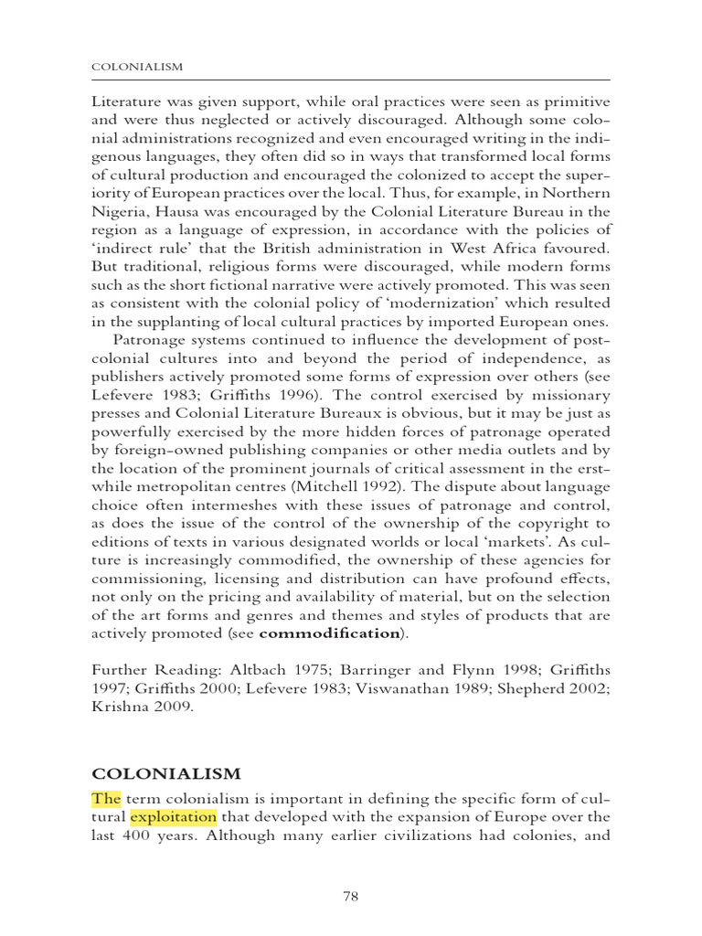 Aula 2 Colonialism (Concept) | PDF | Imperialism | Colonialism