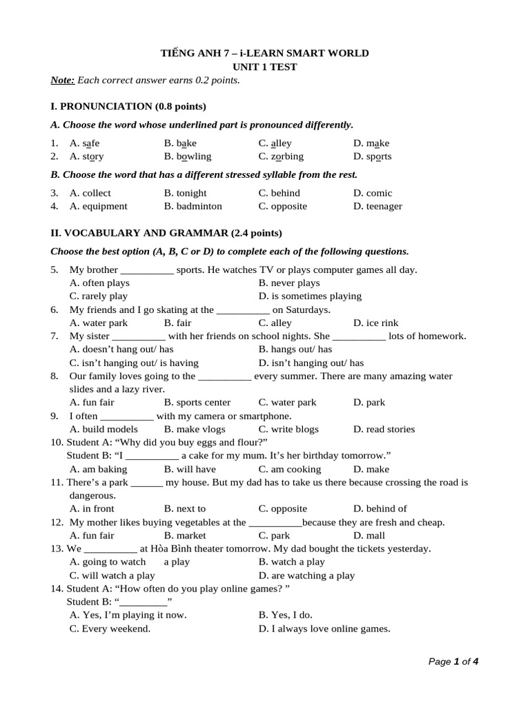 All Test 7 | PDF | Tofu | Pancake