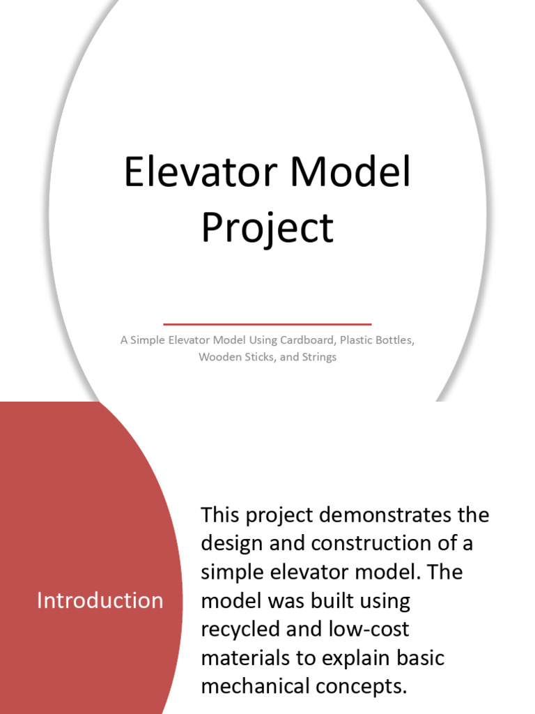 Elevator Project 13 Slides Final | PDF | Elevator | Tension (Physics)