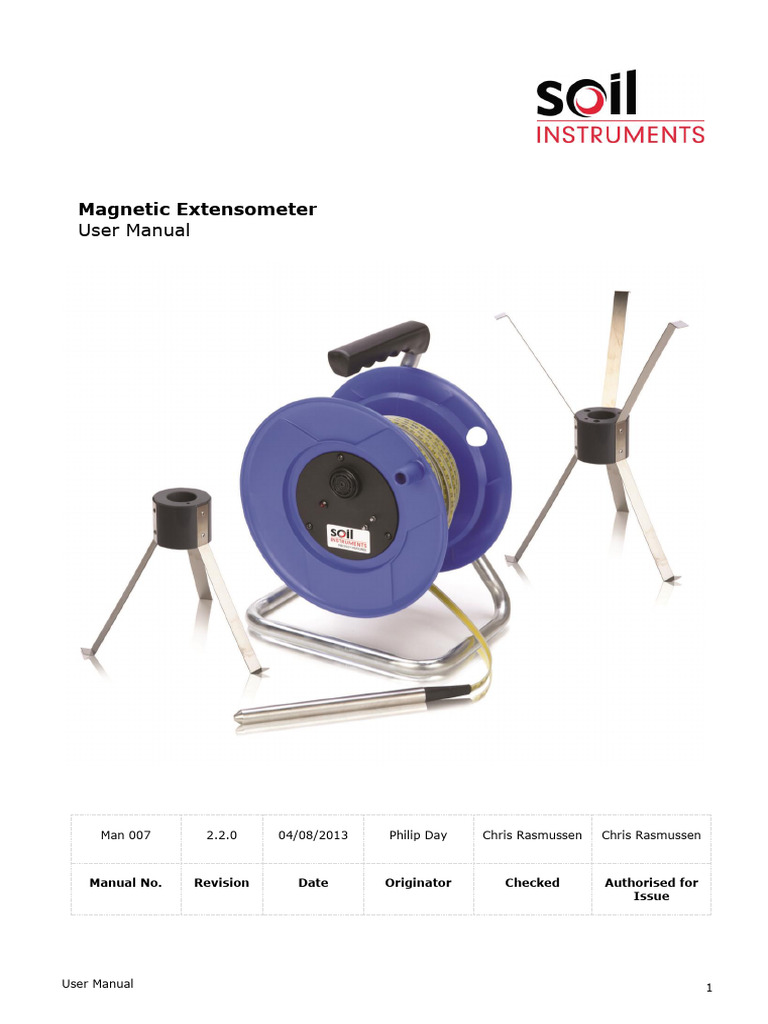 Man007 Magnetic Extensometer | PDF | Borehole | Casing (Borehole)