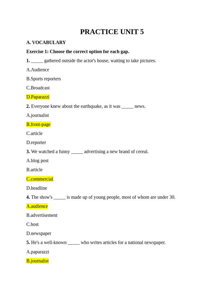 Unit 5 | PDF | Linguistics