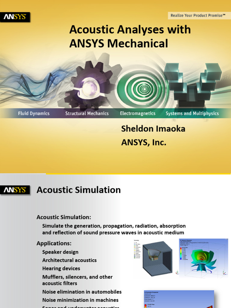ANSYS Acoustic-Analysis | PDF | Waves | Acoustics