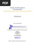 Design for Manufacture and Assembly e Brochure Edition September Boothroyd