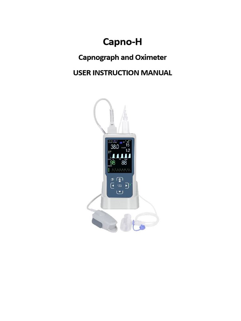 Capnograph and Oximeter (Capno-H) 3.5 User Manual-Kingst-4.6 | PDF