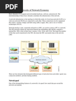 Elements of Networks of Network Economy