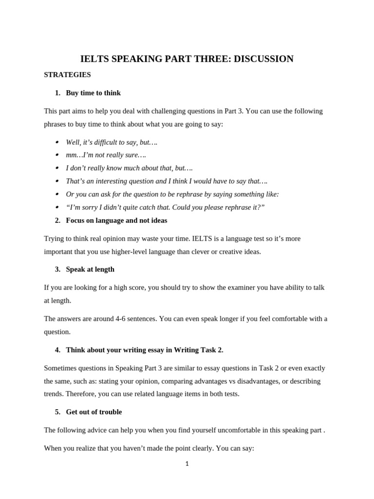 Ielts Speaking Part 3 | PDF | Climate Change