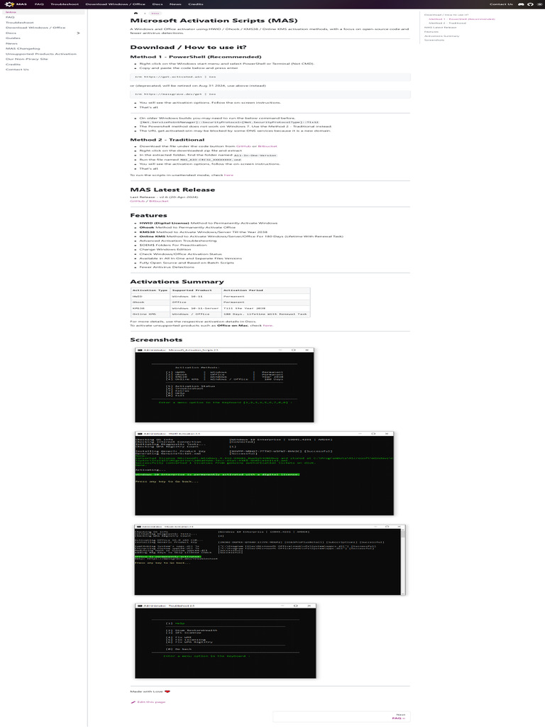Microsoft Activation Scripts (MAS) - MAS | PDF | Internet Explorer ...