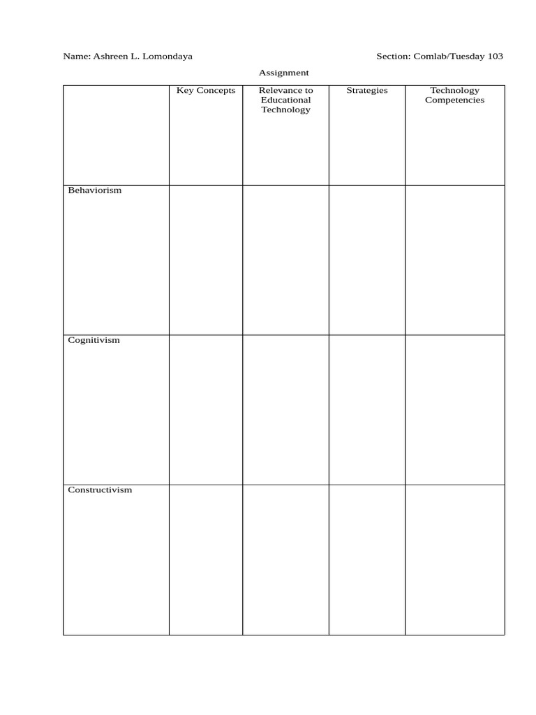 Assignment Comlab 103 | PDF
