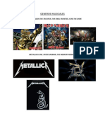 Generos Musicales: Rock Iron Maiden The Trooper, Tha Final Frontier, Fear The Dark