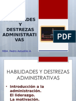 Habilidades y Destrezas Administrativas