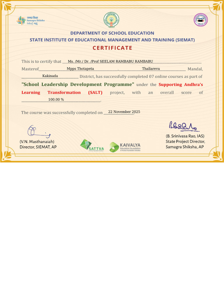 Certificate | PDF