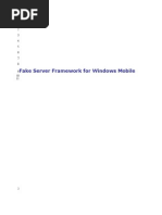 Fake Server Framework For Windows Mobile