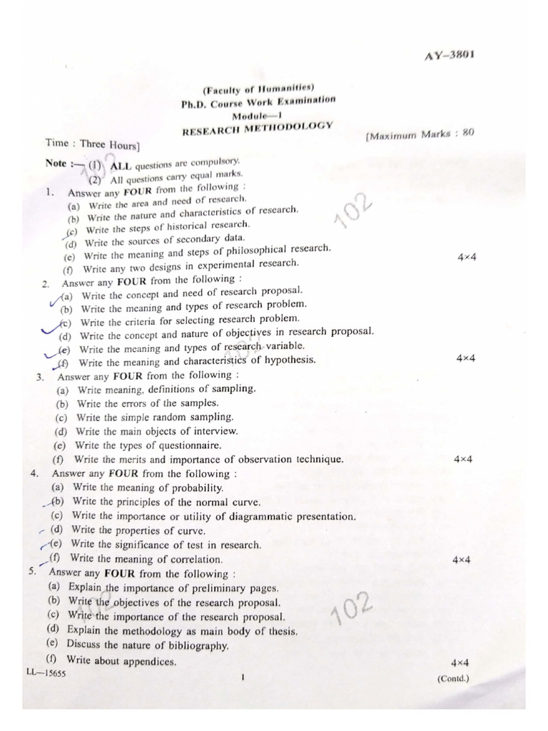 Question Paper | PDF