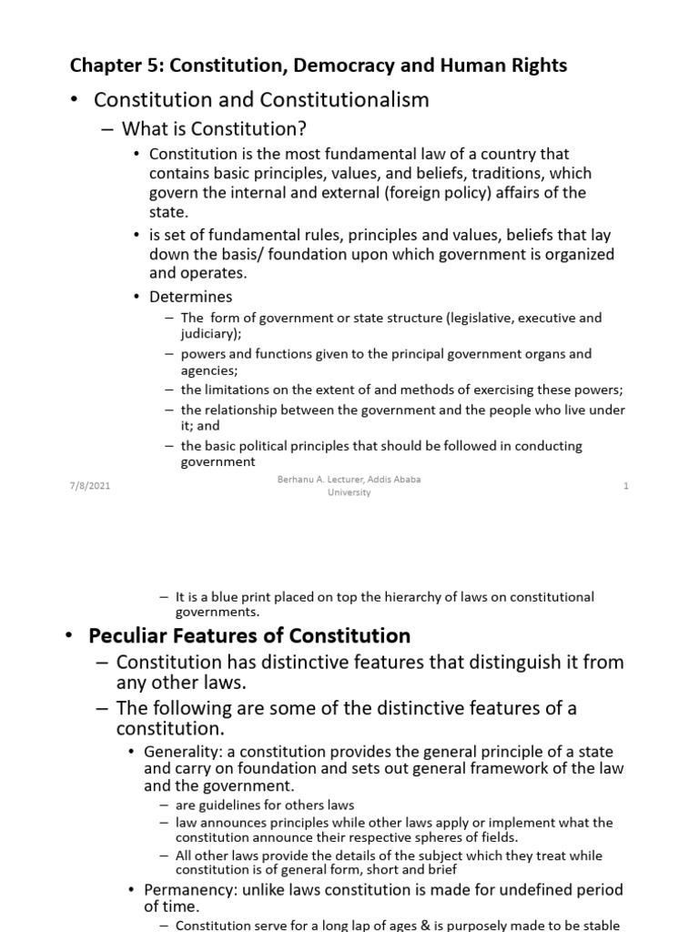 Civics & Moral Education - Chapter 5 | PDF | Constitution | Social Equality