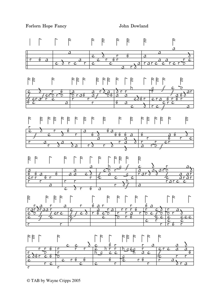 Forlorn Hope Fancy | PDF