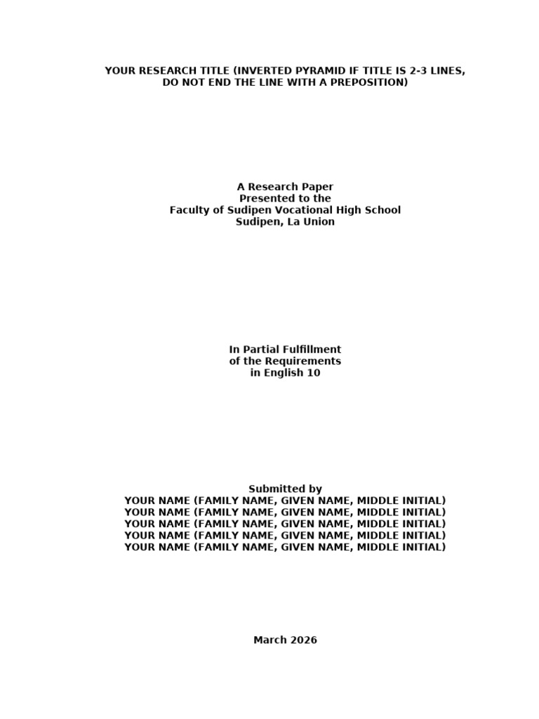 Research Manuscript Format | PDF | Abstract (Summary) | Scientific Method