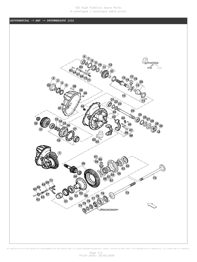 Diferencialeixo Anterior Daf 85CF | PDF | Machines | Manufactured Goods