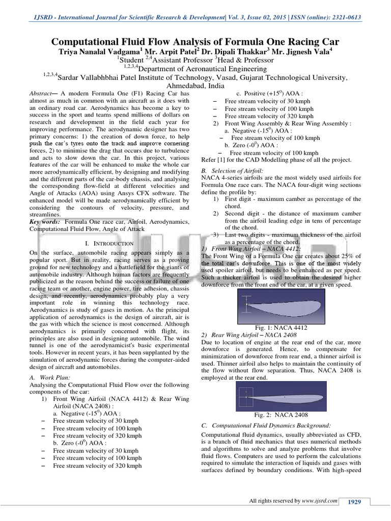 Computational Fluid Flow Analysis of For | PDF | Airfoil ...