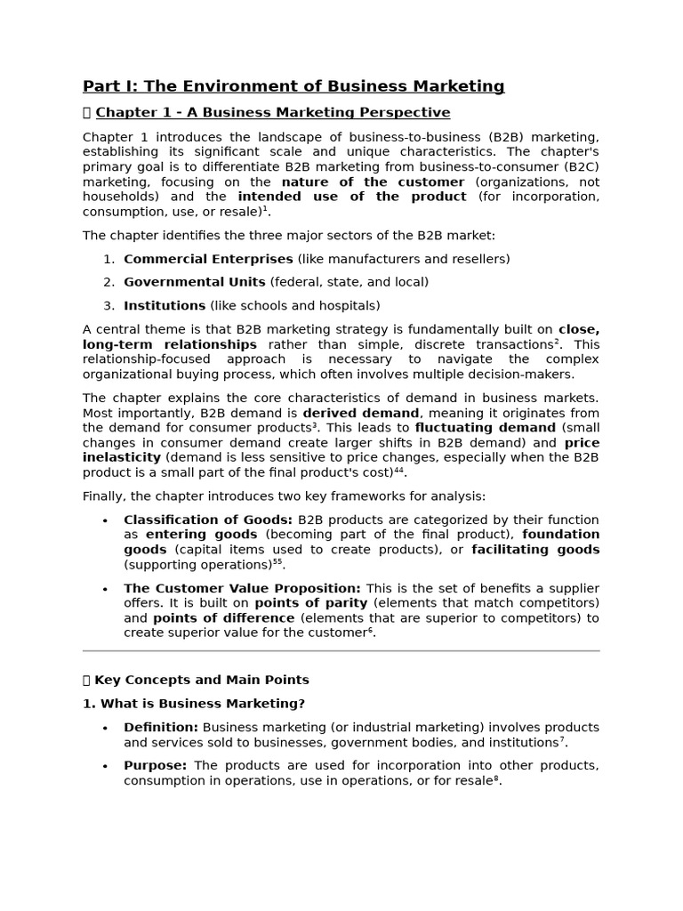 Marketing Notes (Personal) | PDF | Marketing | Procurement
