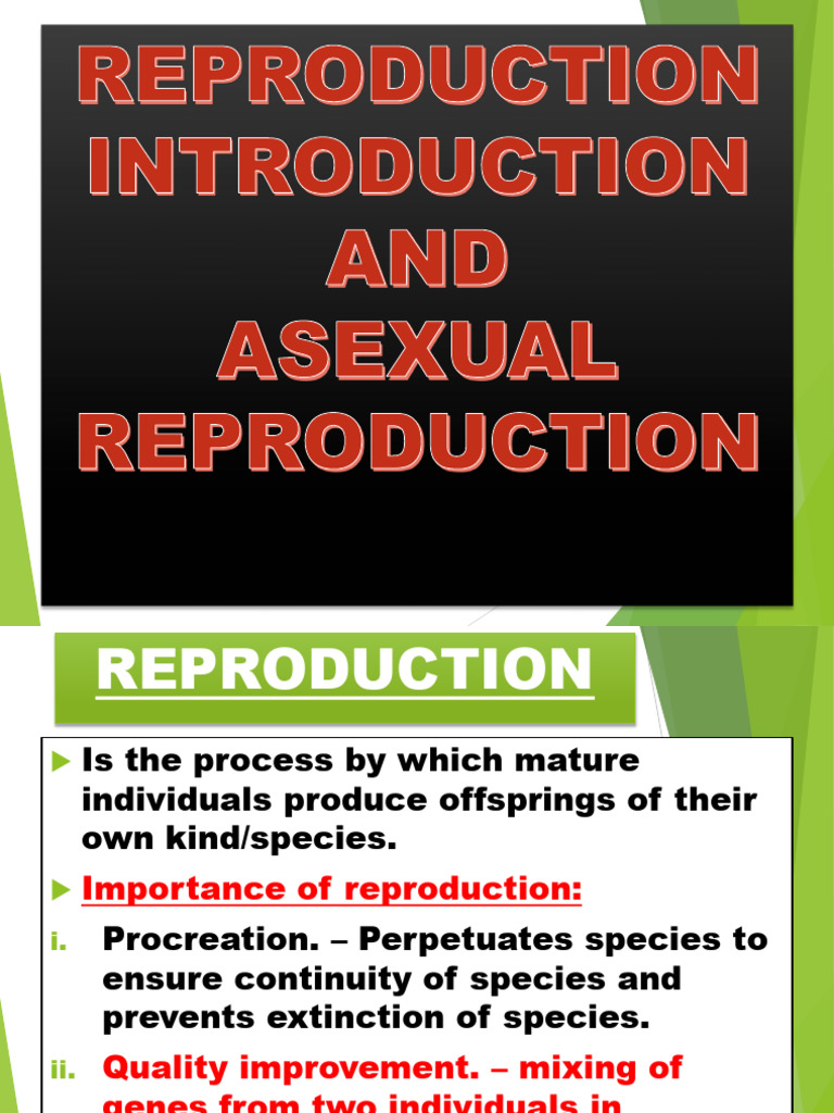 Form 3 - Topic 3 - Reproduction Introduction | PDF