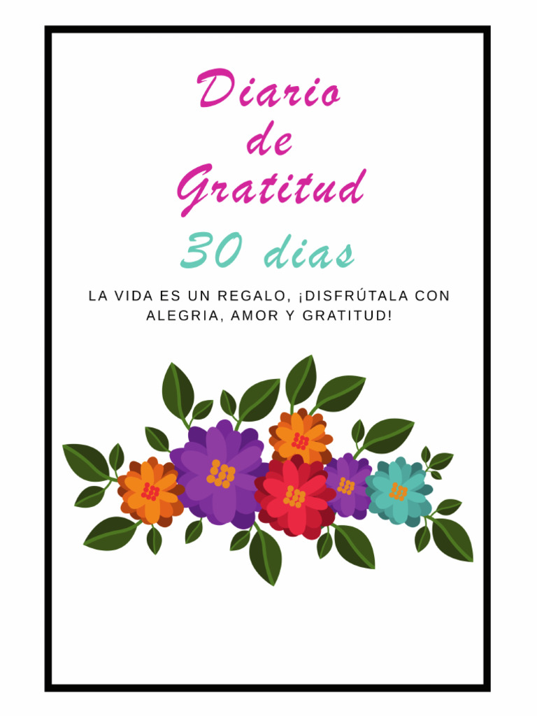 Diario de Gratitud 30 Dias | PDF