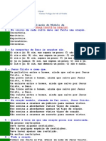 Avaliação Do Módulo de DOUTRINA CRISTÃ DA ORAÇÃO