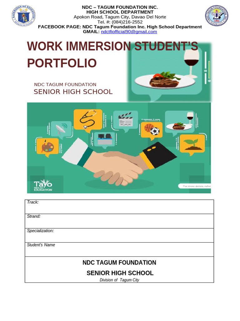 Work Immersion Learners Manualdocx | PDF