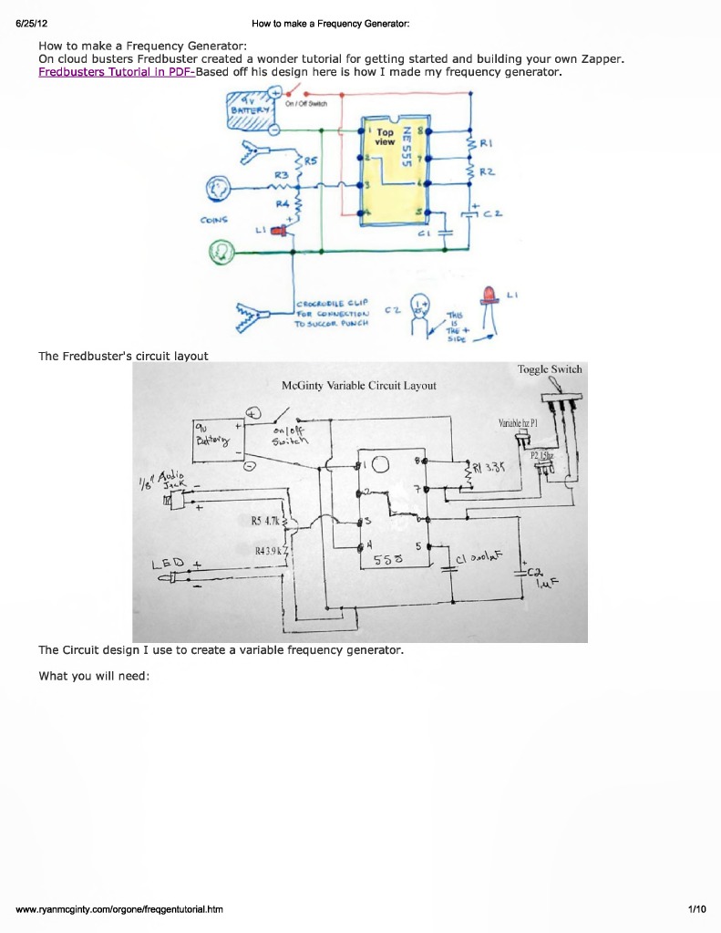 How To Make A Frequency Generator | PDF