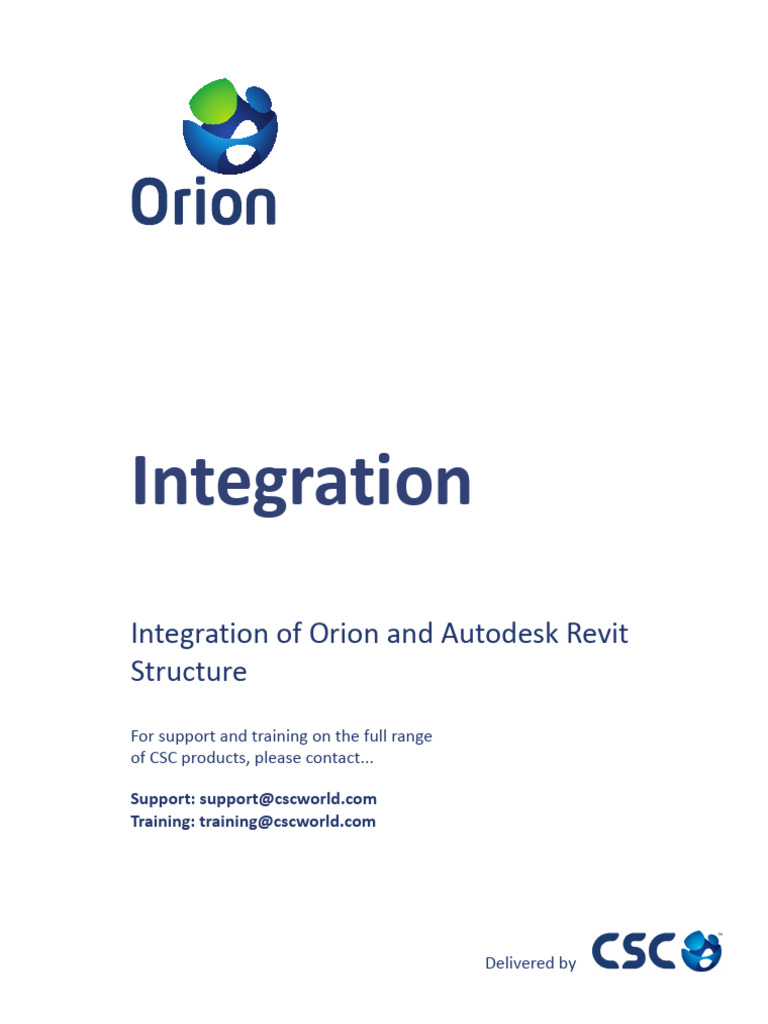 Revit - Orion Integration | PDF | Autodesk Revit | Beam (Structure)