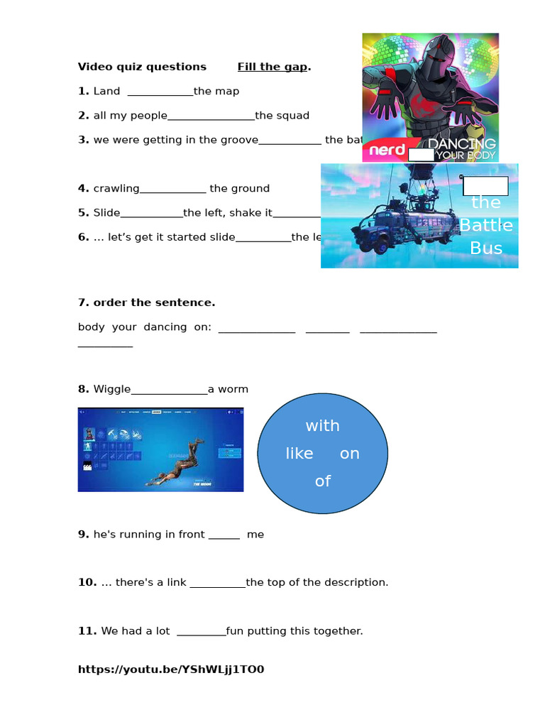 Fortnite Video Quiz Questions | PDF