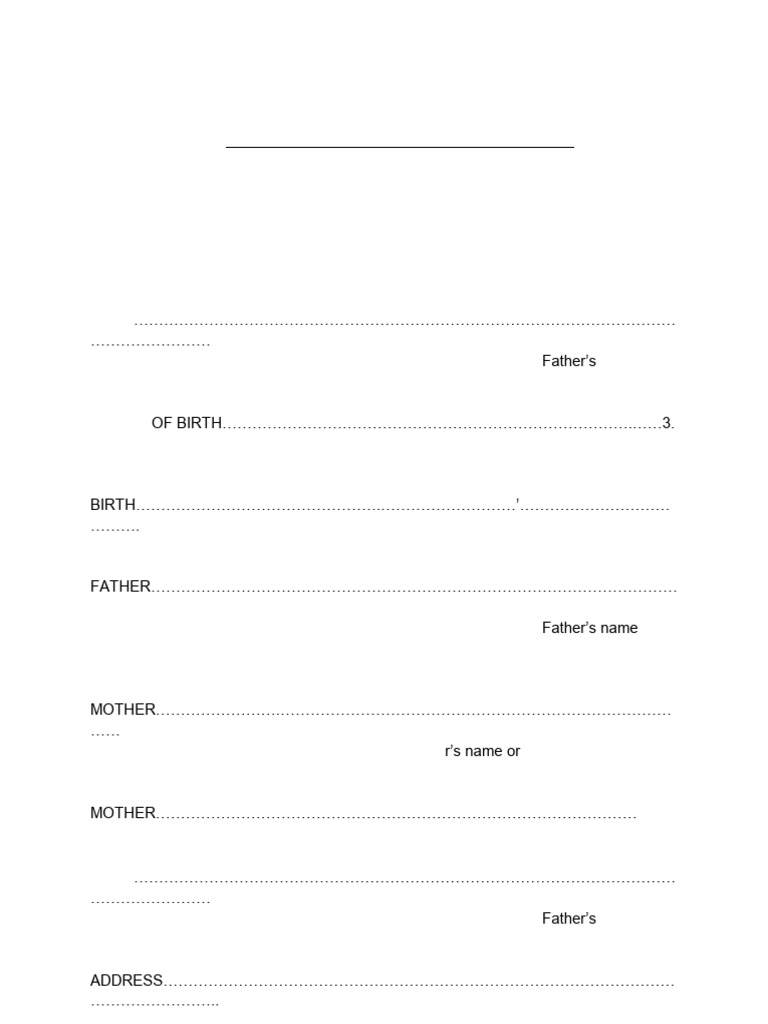 Birth Certificate Form b3. | PDF | Chess Openings | Chess