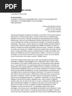 Solidão e redes sociais