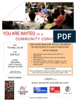Community Conversation, July 26, CentroNía