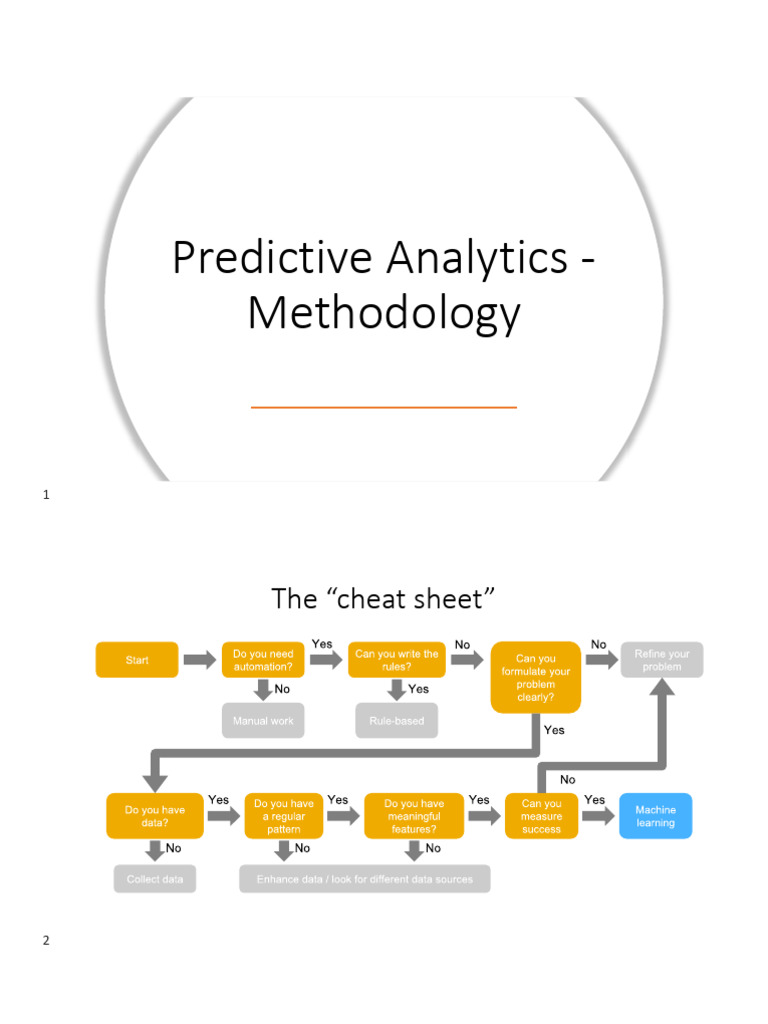 Predictive Analytics - Methodology | PDF | Statistics | Machine Learning