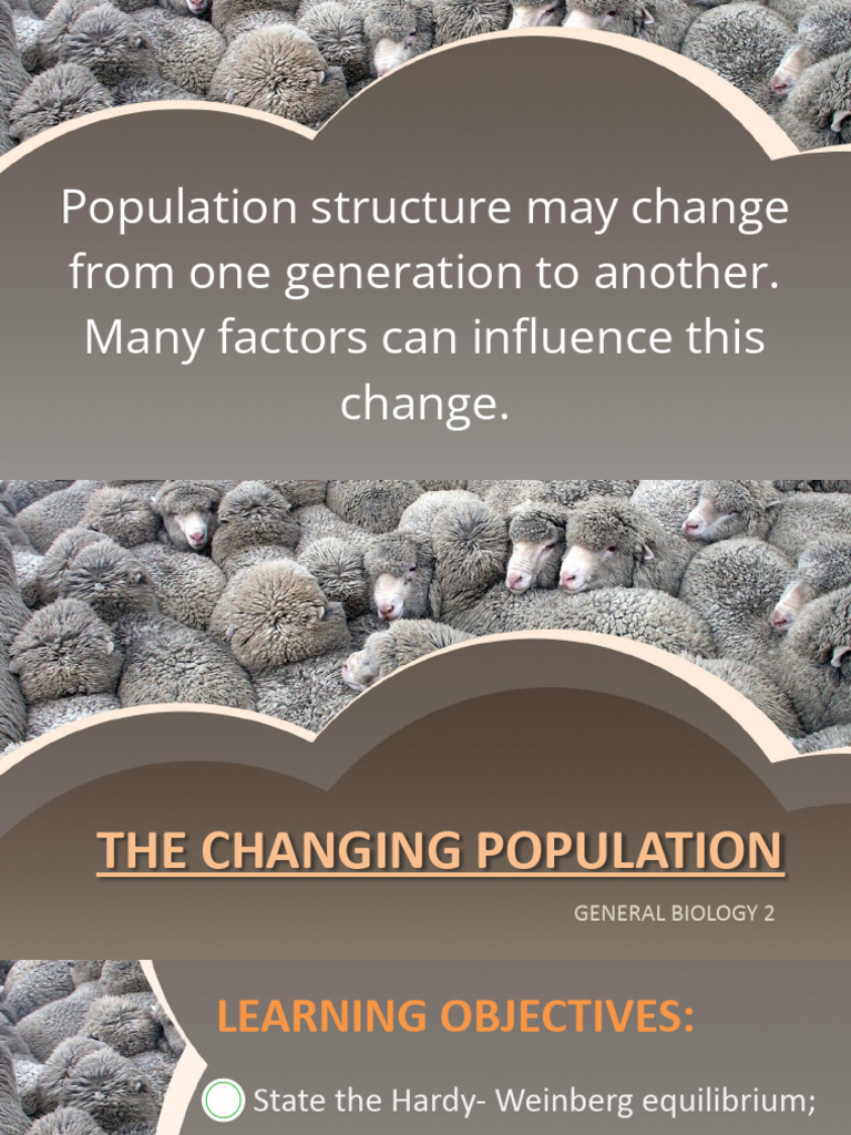 The Changing Population For Stduents | PDF | Population | Natural Selection