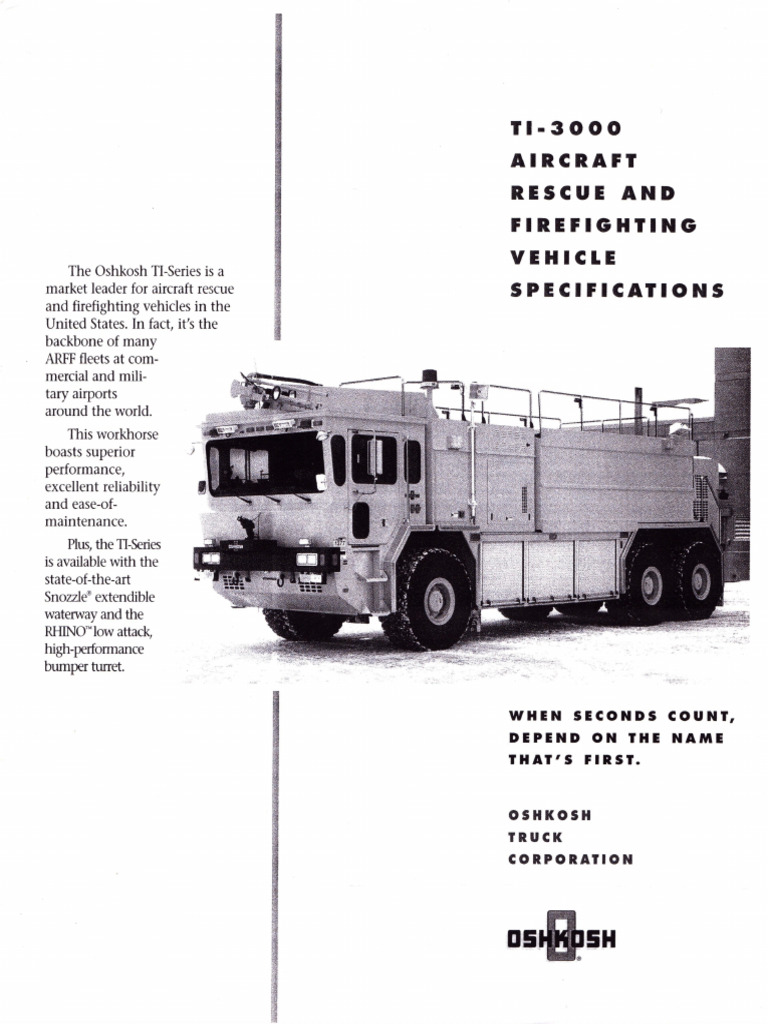 Oshkosh TI-3000 Brochure (2000) | PDF