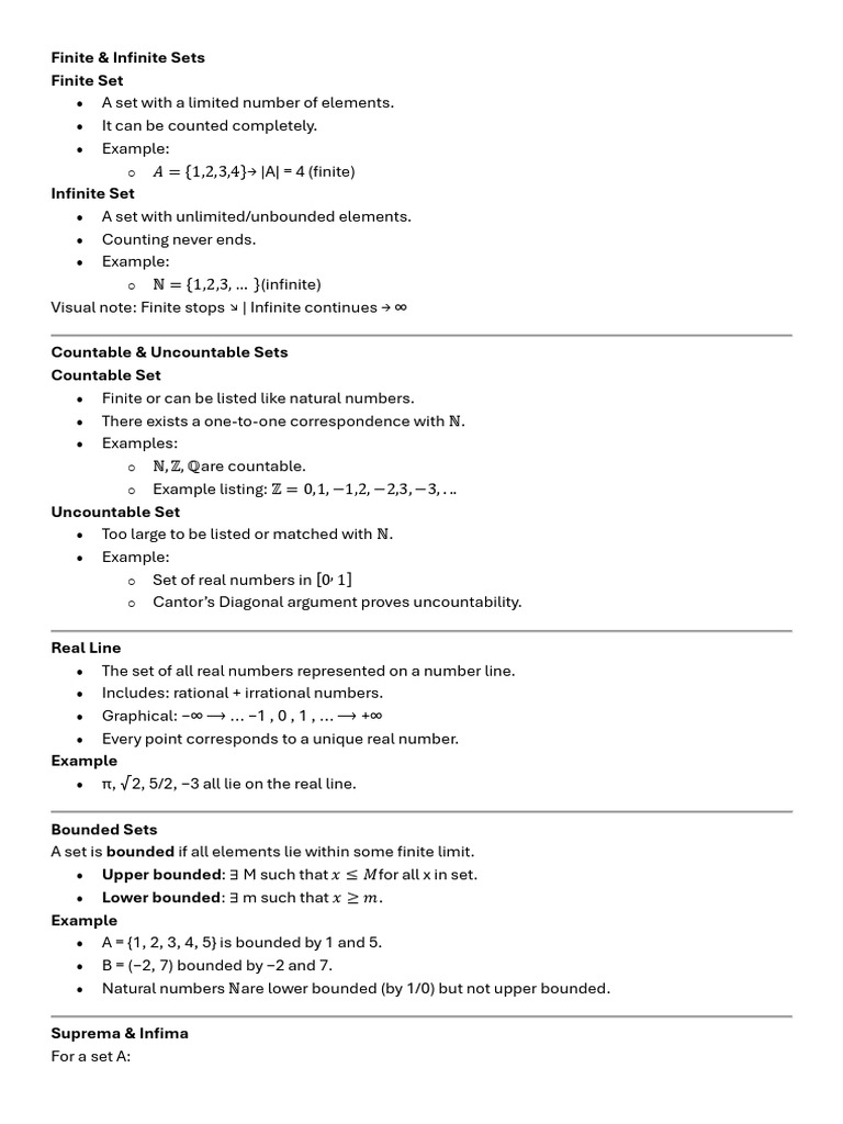 Finite | PDF