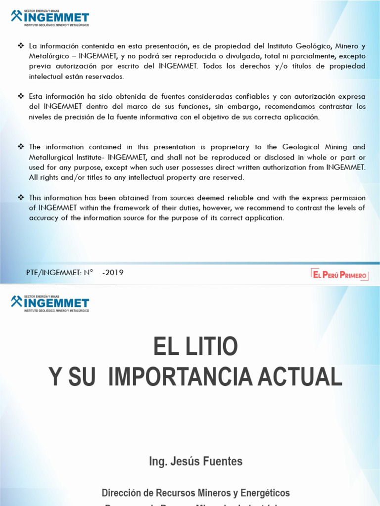 El Litio y Su Importancia Actual | PDF | Litio | Batería de iones de litio