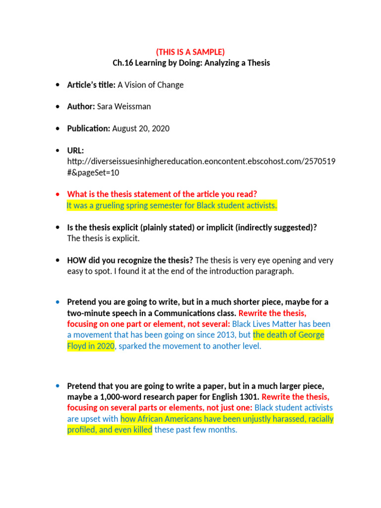 Ch.16 Learning by Doing SAMPLE-1 | PDF