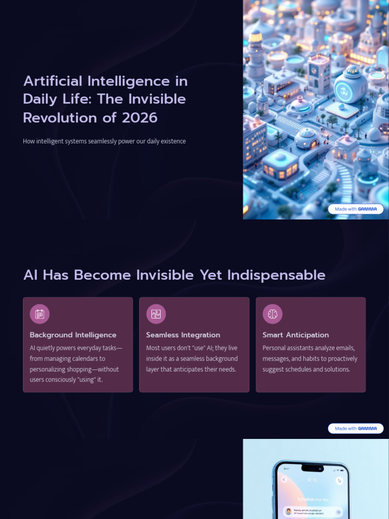 Artificial Intelligence in Daily Life The Invisible Revolution of 2026 ...