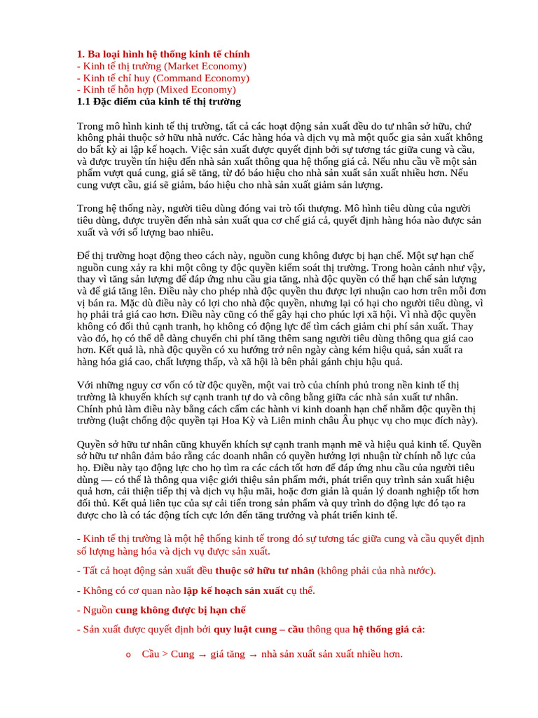 Economic System | PDF