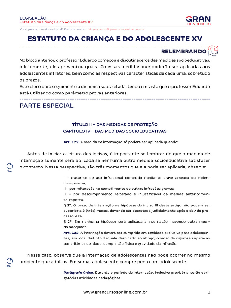 Eca 15 | PDF | Adolescência | Família