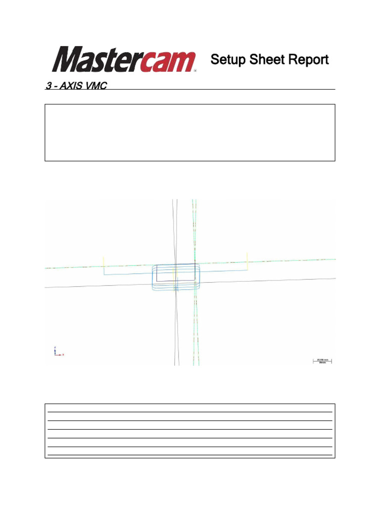 Setup Sheet Mastercam | PDF | Secondary Sector Of The Economy | Equipment