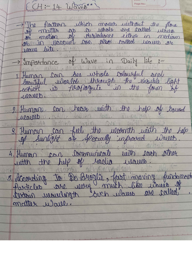 Phy CH 14 Notes | PDF